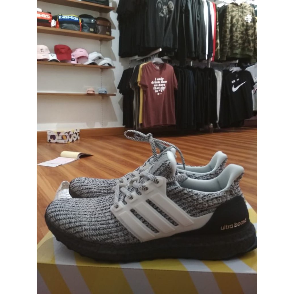 adidas Ultra Boost 4.0 cookies & cream - abu putih