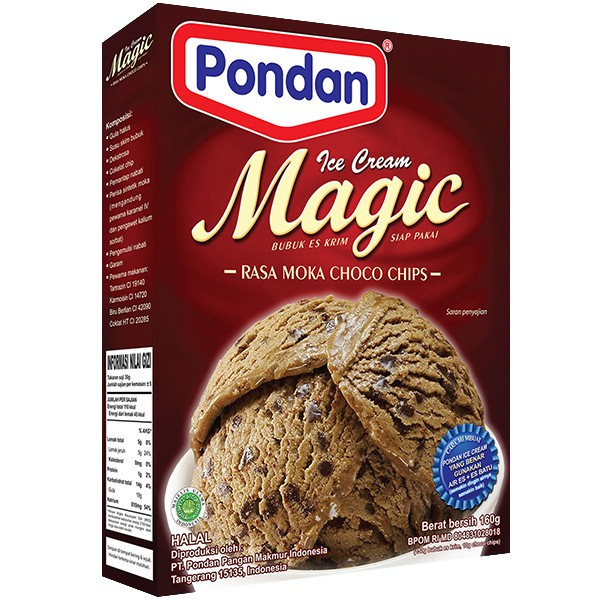 Pondan Ice cream mocca