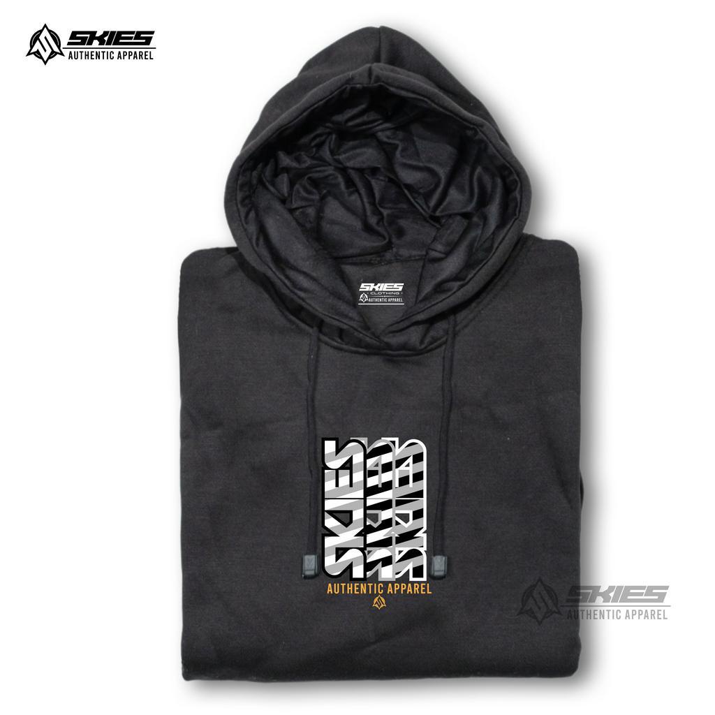 Sweater Hoodie Pria Aesthetic Graffity Warna Hitam Skies Apparel Bahan Katun Fleece Premium High Quality Unisex Hoodie Cowo/Cewe Jaket Hudie Cowok Murah Korean Style