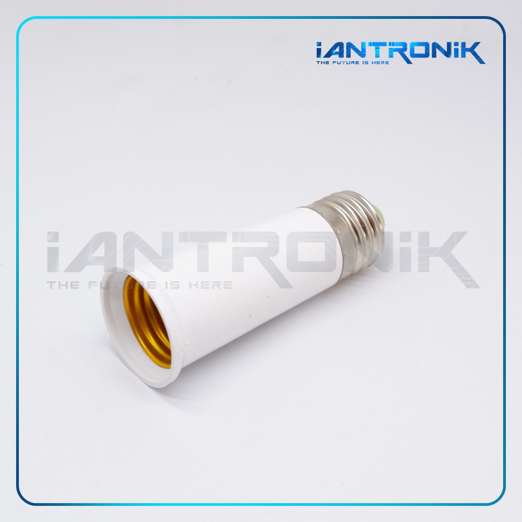 FITTING LAMPU Downlight SAMBUNGAN / Socket PEMANJANG EXTENSION 9,5CM / 95MM