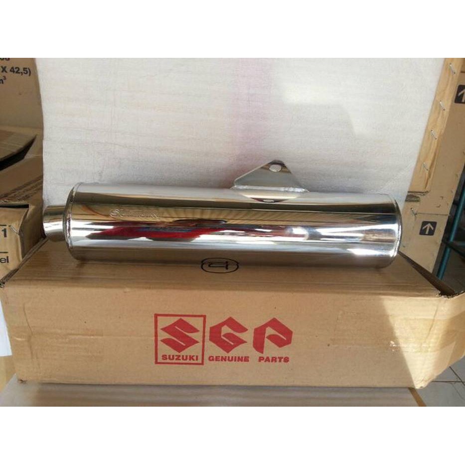 Jual perkakas SILENCER KNALPOT SATRIA FU OLD 14310B25G00N00 ORI SUZUKI 19DE Berkualitas