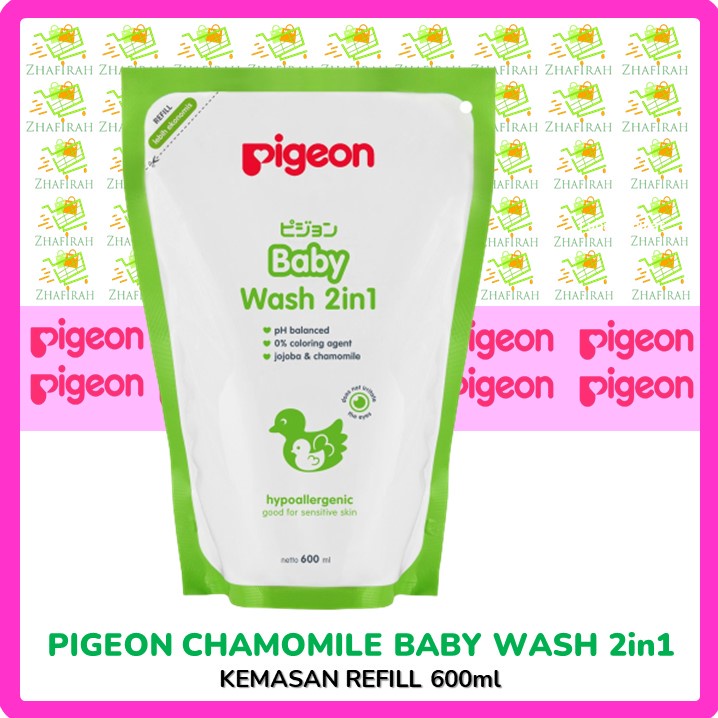 ❤ZJ❤ Sabun Mandi Pigeon Chamomile 2in1 600ml Refill