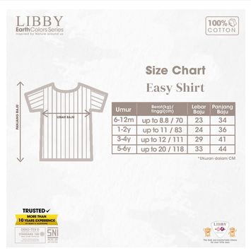 LIBBY EASY SHIRT COTTON EARTH COLOURS