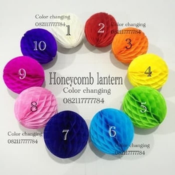 Honeycomb ball hanging lantern /lampion sarang tawon / sarang lebah