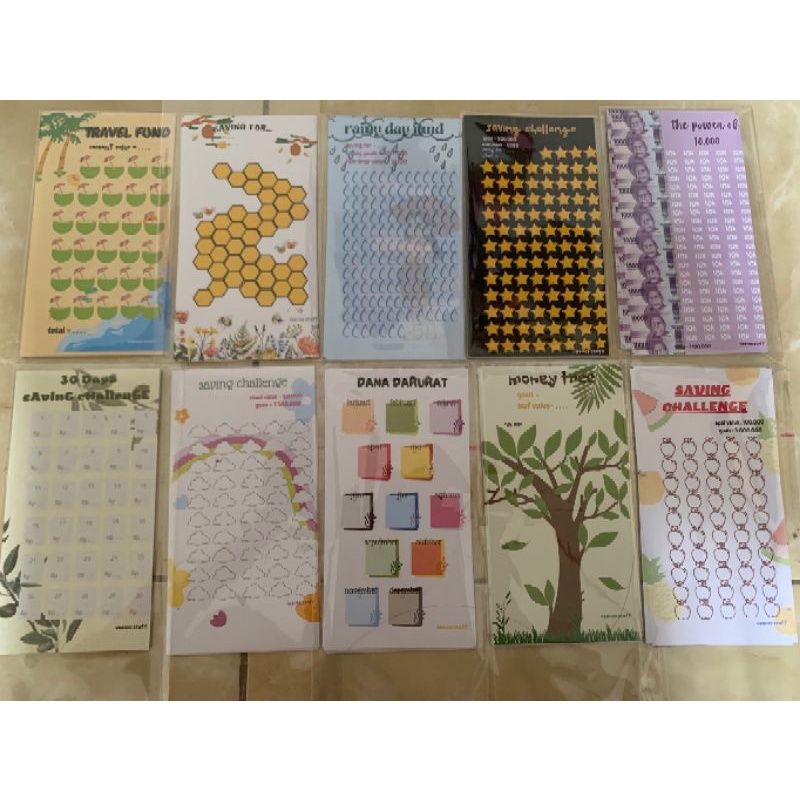 

paket budgeting pemula | isi 10 lembar