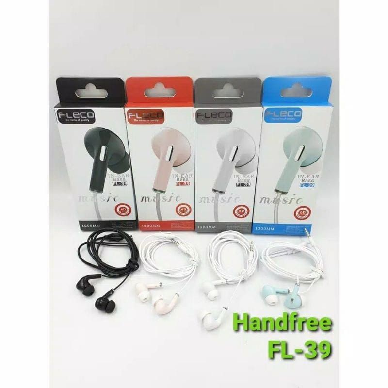 HEADSET FLECO FL-39 HANDSFREE EARPHONE FLECO FL-39