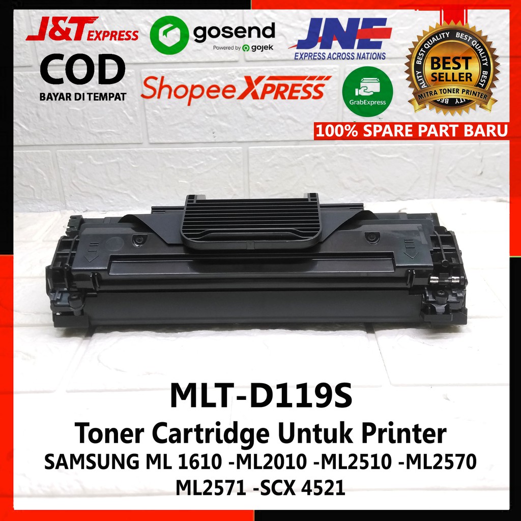 Toner Cartridge Compatible MLT-D119S Untuk Printer Samsung ML 1610/2010/2510/2570/2571/SCX 4521