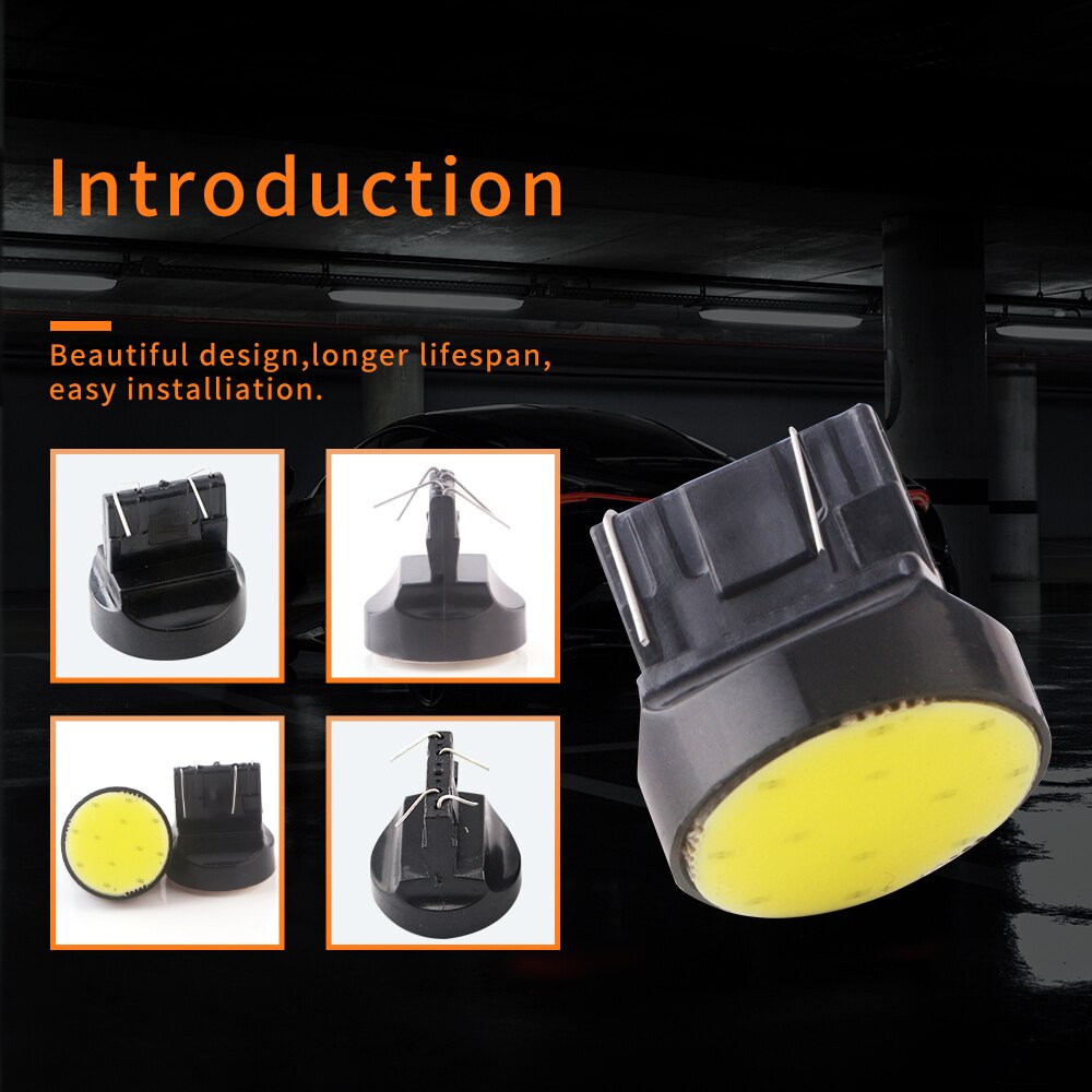 T20 COB Plasma 7440 7443 Lampu LED Rem Stop Sein Sen Senja Motor Mobil Car Reverse Stop Breaking Light Rear Front Signal Turn