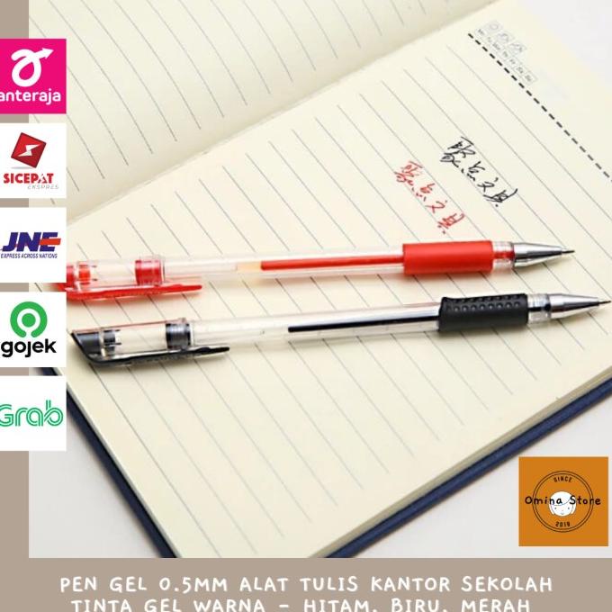 

Pulpen Pen Gel 0.5mm Alat Tulis Kantor Sekolah Tinta Gel Murah Meriah