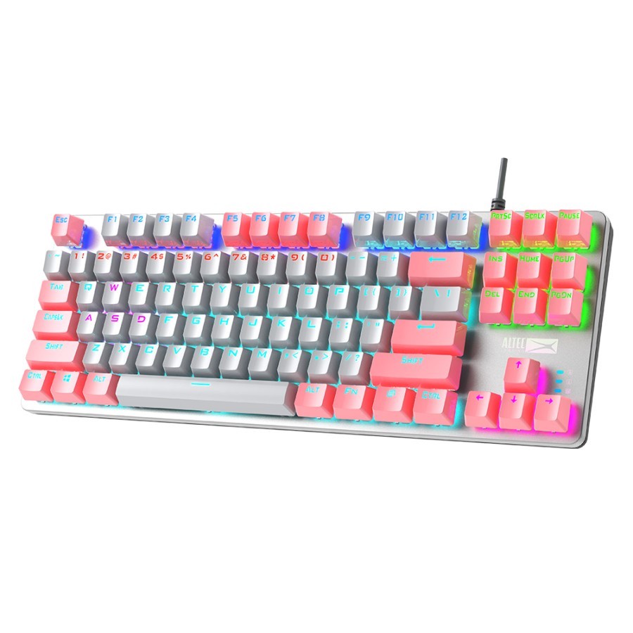 Altec Lansing ALGK-8404 DQ White Pink Mechanical Gaming Keyboard