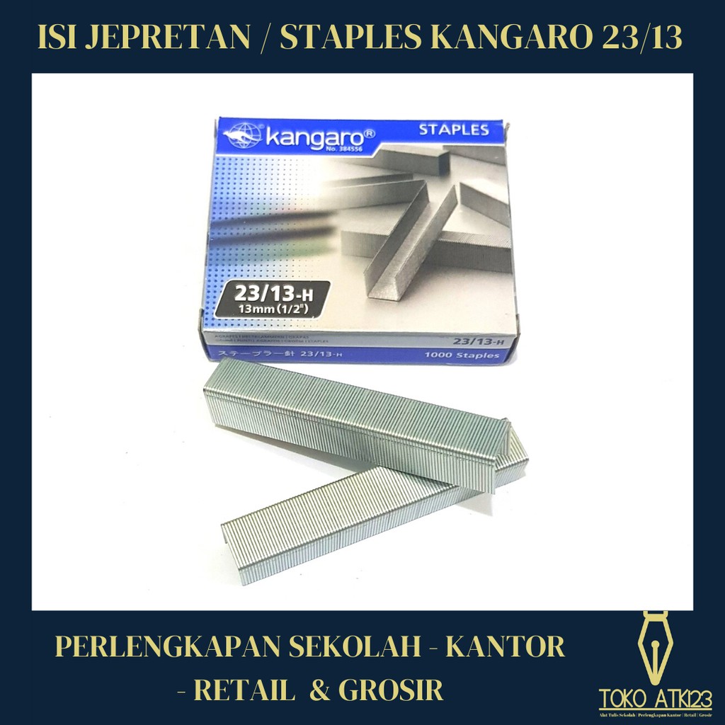 Staples / Isi Jepretan Merk Kangaro No. 23/13-H