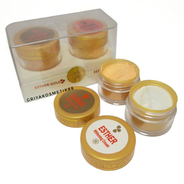 CREAM ESTHER GOLD WHITENING SM ORIGINAL BOX MIKA