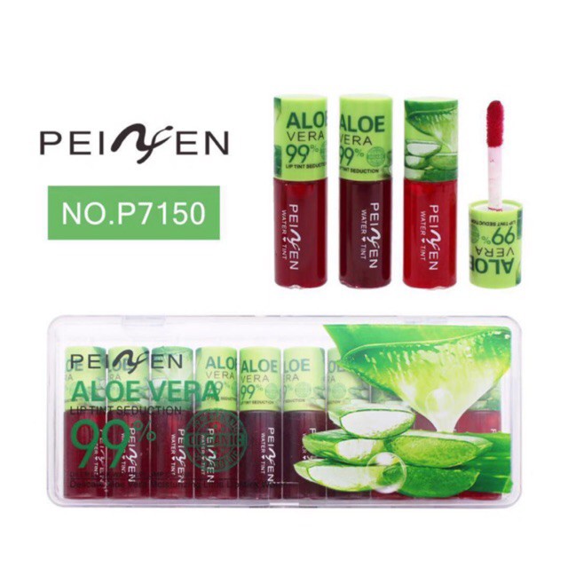 NEW LIPTINT PEIYEN PEINFEN ALOEVERA MOISTURIZING LITTLE LIPSTICK WATER LIP TINT ALOE VERA