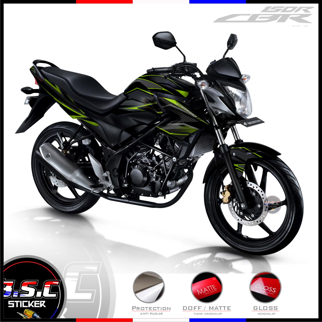 Decal FULL BODY Sticker CB 150R / CB150R / OLD CB 150R V.1 Motif Street Carbon Stabilo