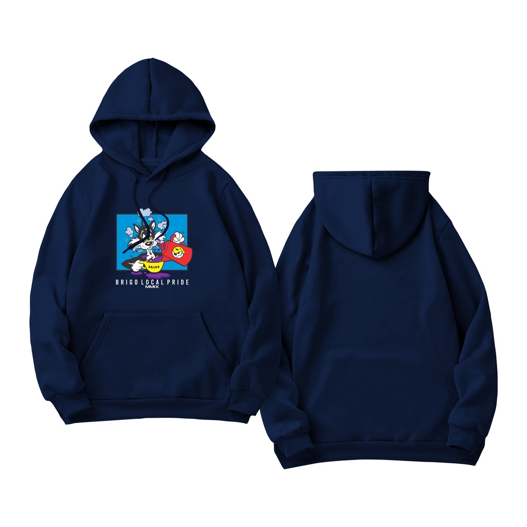 BRIGO Jumper Hoodie Dizzy Cat II Sweater Hoodie BRIGO Sablon DTF Fleece Cotton M-XXL (Pria &amp; Wanita) Free stiker&amp;Gantungan Kunci