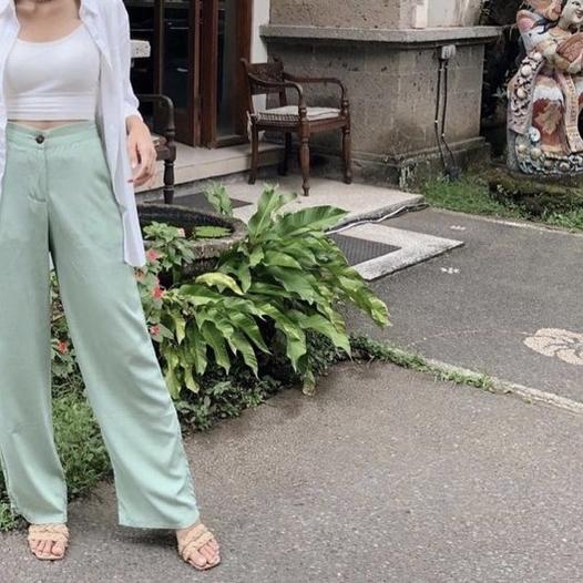 RX FASHION - KULOT HIGHWAIST YORA KANCING / HAWAI RAYON PREMIUM / ABIGAIL LONG CULLOTE / HW KINTA KE