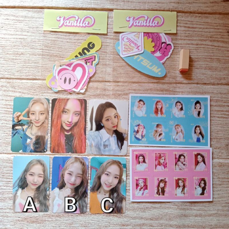 [WTS] LIGHTSUM 1ST single album Vanilla - photocard benefit sangah jian juhyeon hina Chowon nayoung