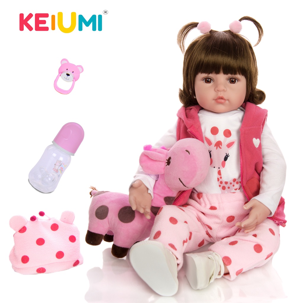 KEIUMI 46 cm rebirth doll simulation baby Reborn baby Boneka 19&quot;