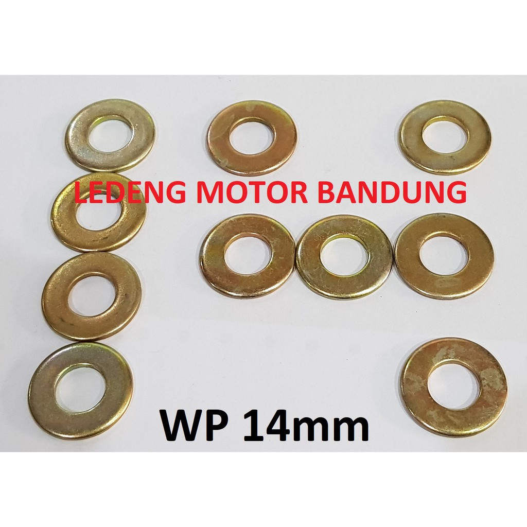 Ring Plat WP 14 mm Cincin Bulat M14 isi 10pcs