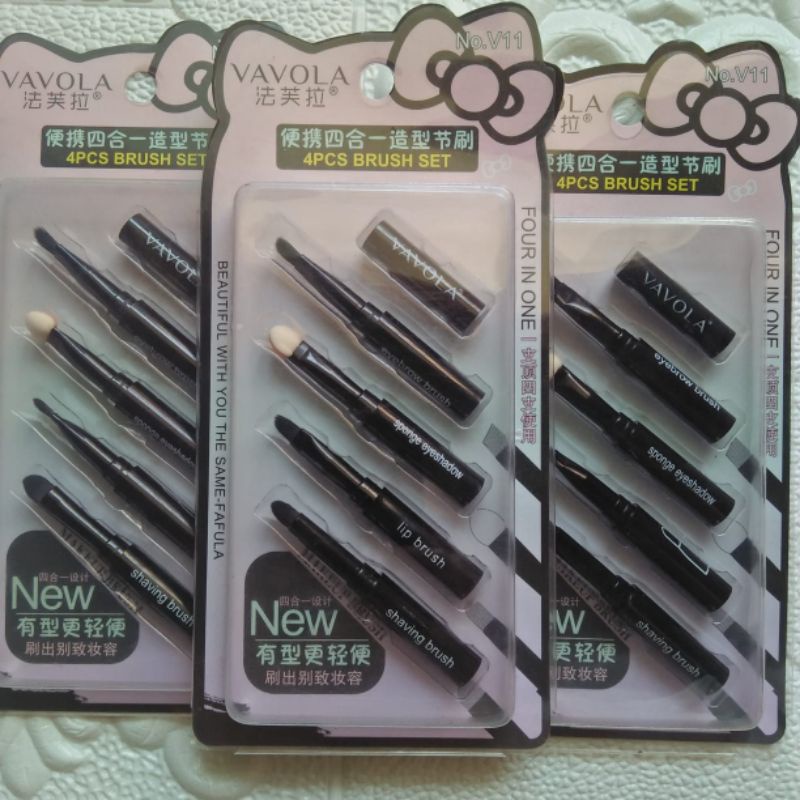 KUAS EYESHADOW 4IN1 VAVOLA / SEDO / SIMPLE lBRUSH EYE