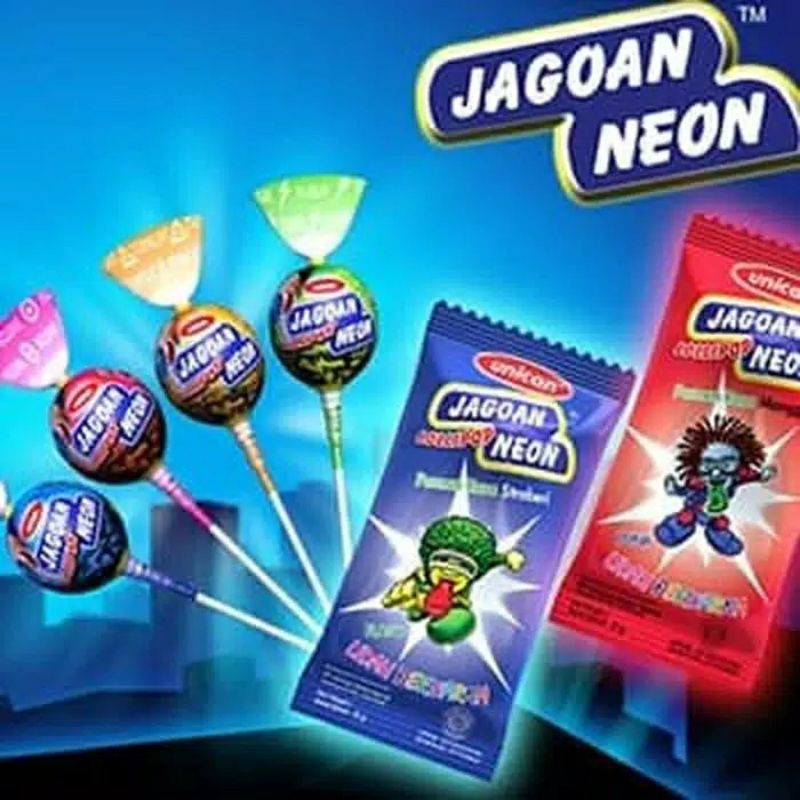 

Permen lolipop Jagoan Neon renteng isi 12