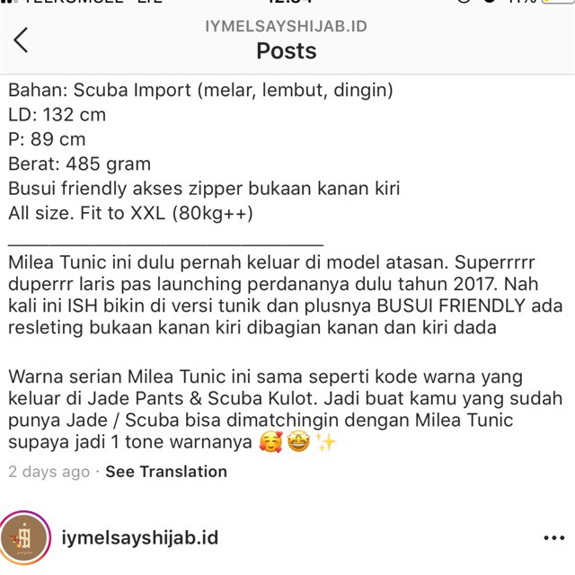 TUNIK FASHION WANITA MURAH STYLE KEREN / ISH Iymel says hijab MILEA TUNIC