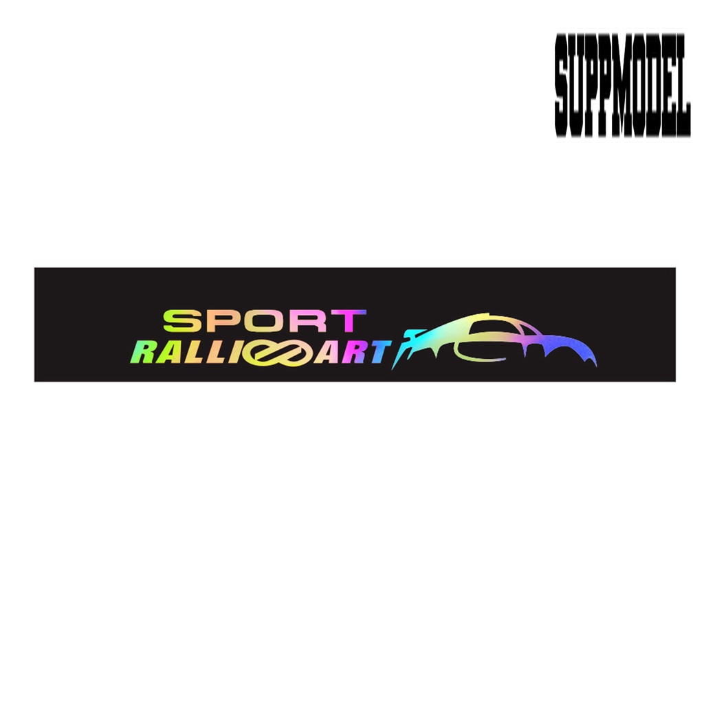 Stiker Vinyl Motif Tulisan Good Visual Effect Tahan Panas Untuk Kaca Depan Mobil