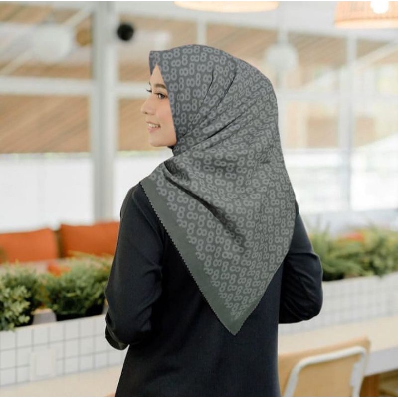 SALE HIJAB / HURUF MINT TUA / COD / KERUDUNG VOAL MOTIF / SEGI EMPAT VOAL / JILBAB TERBARU / LASER C
