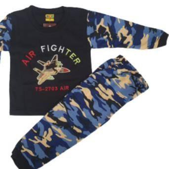 ☁ KUROSHIRO - SETELAN ANAK LAKI LAKI 1-9 TAHUN ARMY LORENG PANJANG KAOS BAJU ANAK LAKI LAKI ✸