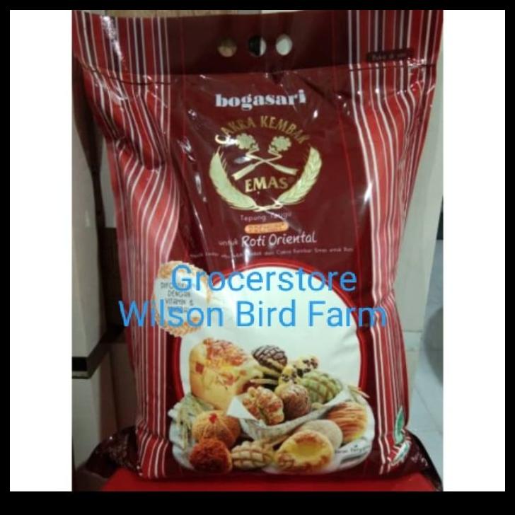

Tepung Terigu Roti Oriental Cakra Kembar Emas 5 Kg