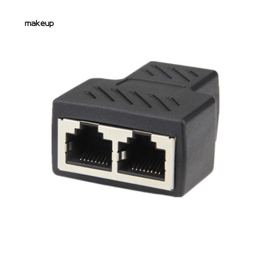 Mkp1 Celana Panjang Model Lurus Untuk Wanita❤Adapter Konektor Splitter Jaringan Lan Ethernet 1 Ke 2 Untuk RJ45