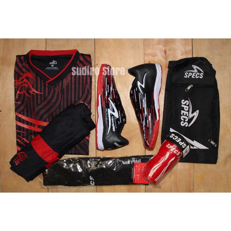 SEPATU FUTSAL SPECS ACCELERATOR LIGHTSPEED 3 IN TERBARU, Paket Komplit Sepatu Futsal Specs Accelerat