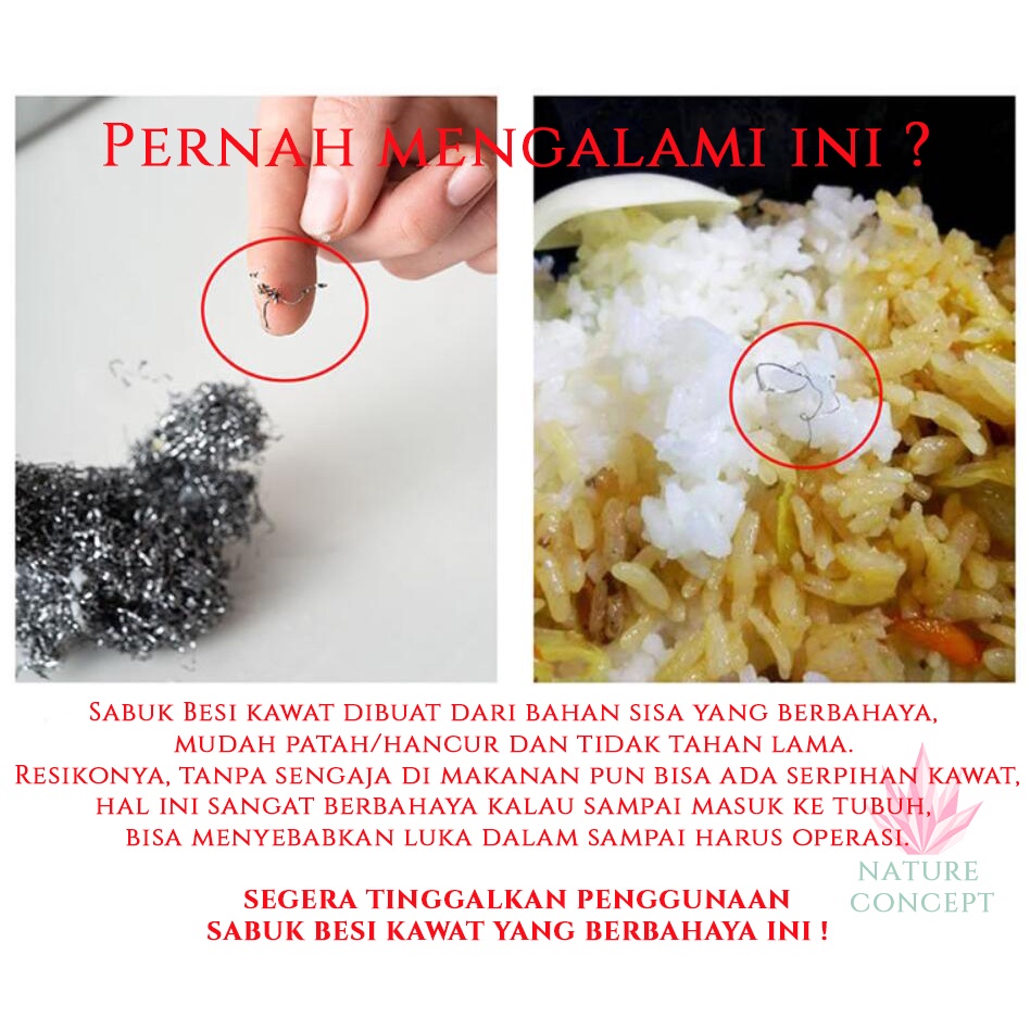 Sabuk Cuci Piring tiwul Stainless steel 316 TERBARU tahan SELAMANYA