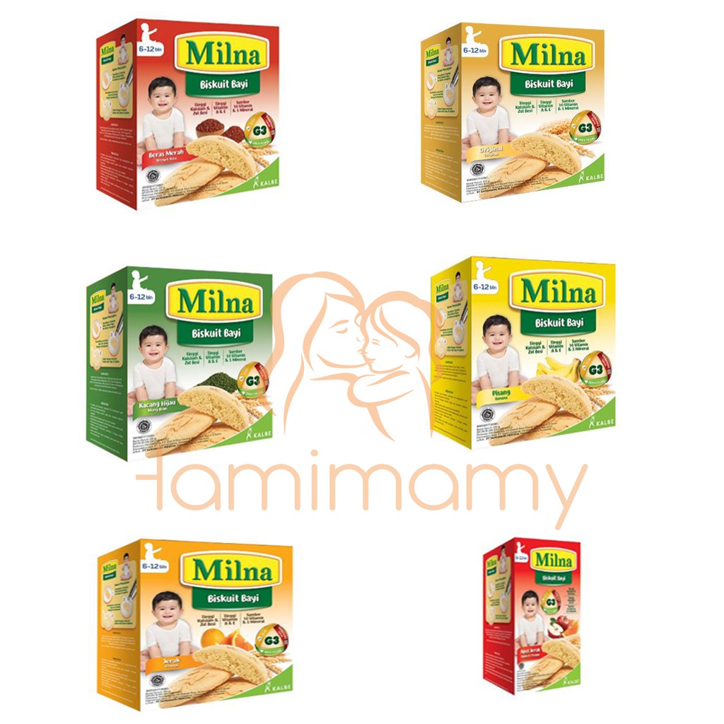 Milna Biskuit Bayi Snack MPASI Biskuit Milna