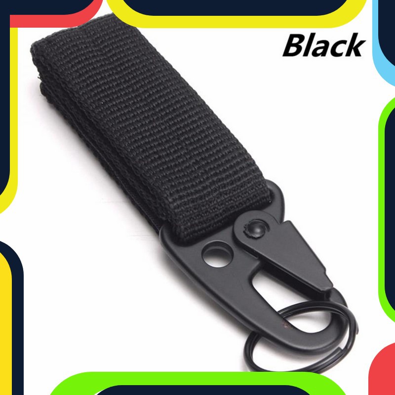 Bayar Ditempat ACOMS Quickdraw Carabiner Military Tactical Nylon Belt - HW74