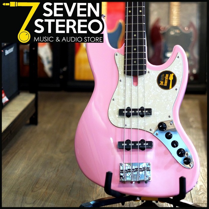 Sire Bass V3 4 Pink White Pick Guard 2nd Gen