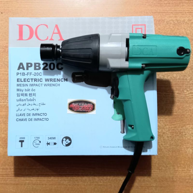 Alat Impact Listrik Mesin Electric Wrench DCA APB20C