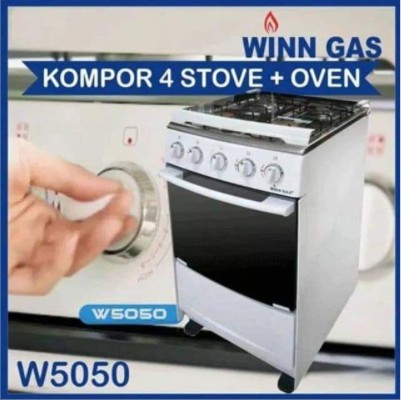 Winn Gas Kompor Standing 4 Stove + Oven W-5050A W 5050 Oven Kompor