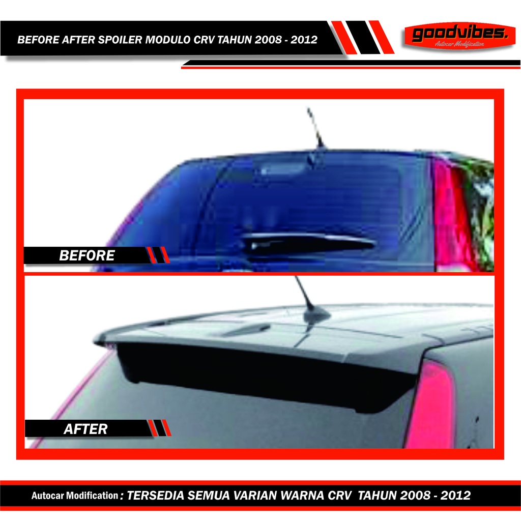 Spoiler Modulo CRV gen 3 Tahun 2008 - 2012