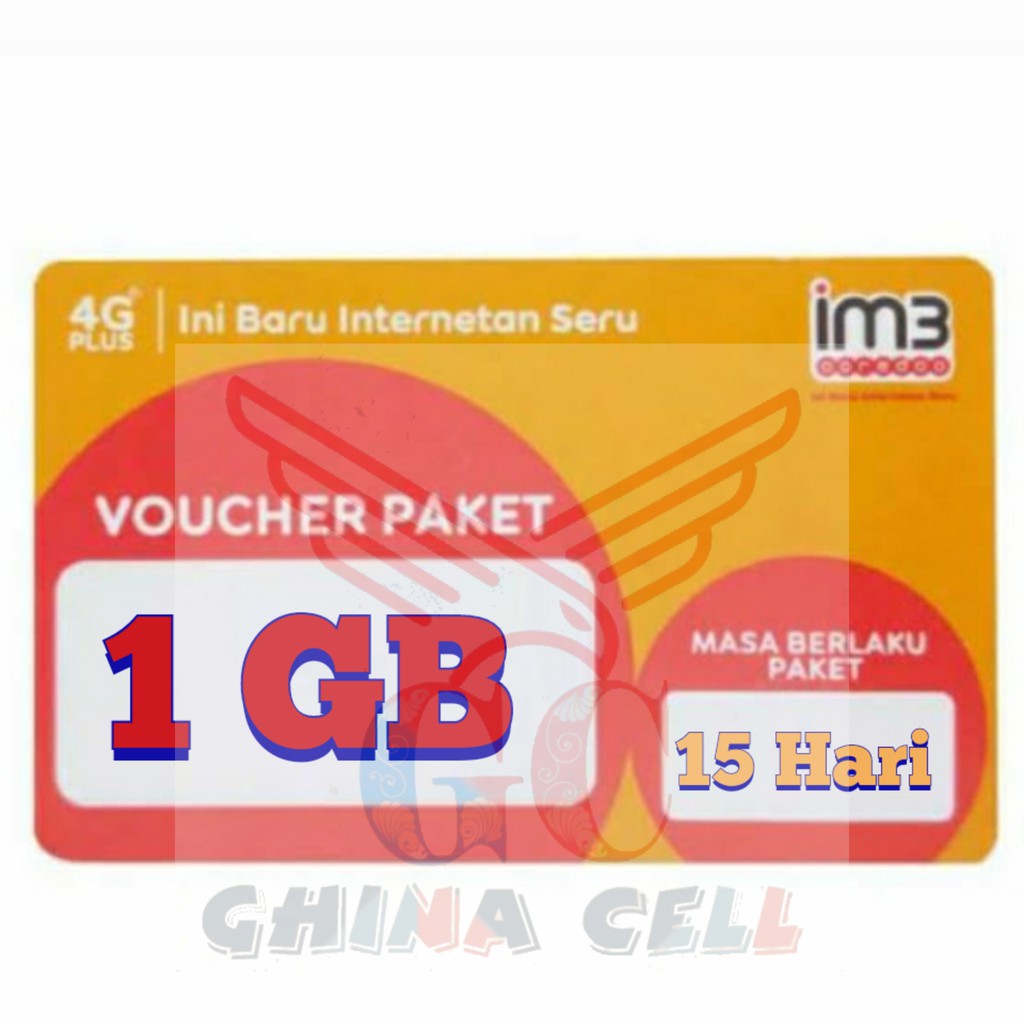 Voucher Indosat 1 GB Yellow 15 Hari