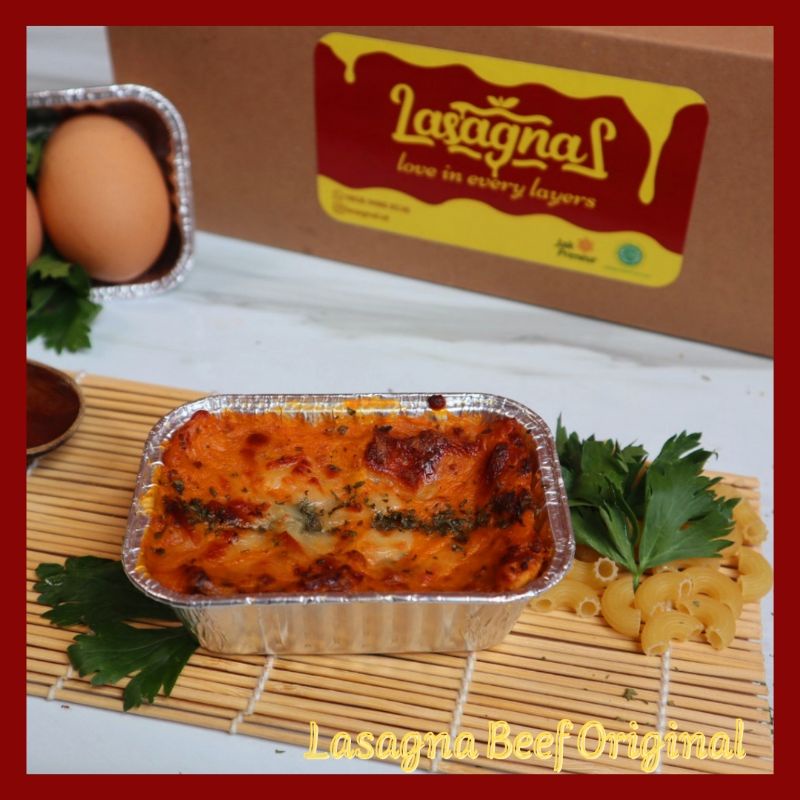 

LasagnaL BEEF ORIGINAL ukuran Personal. Supplier UMKM, Cafe