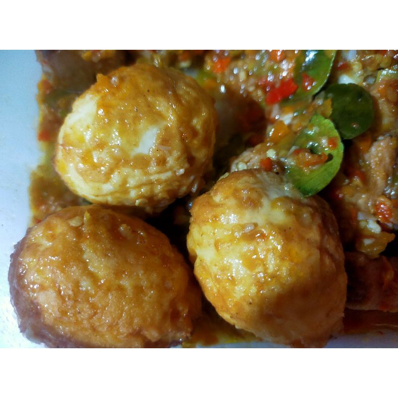 

telor ayam mercon