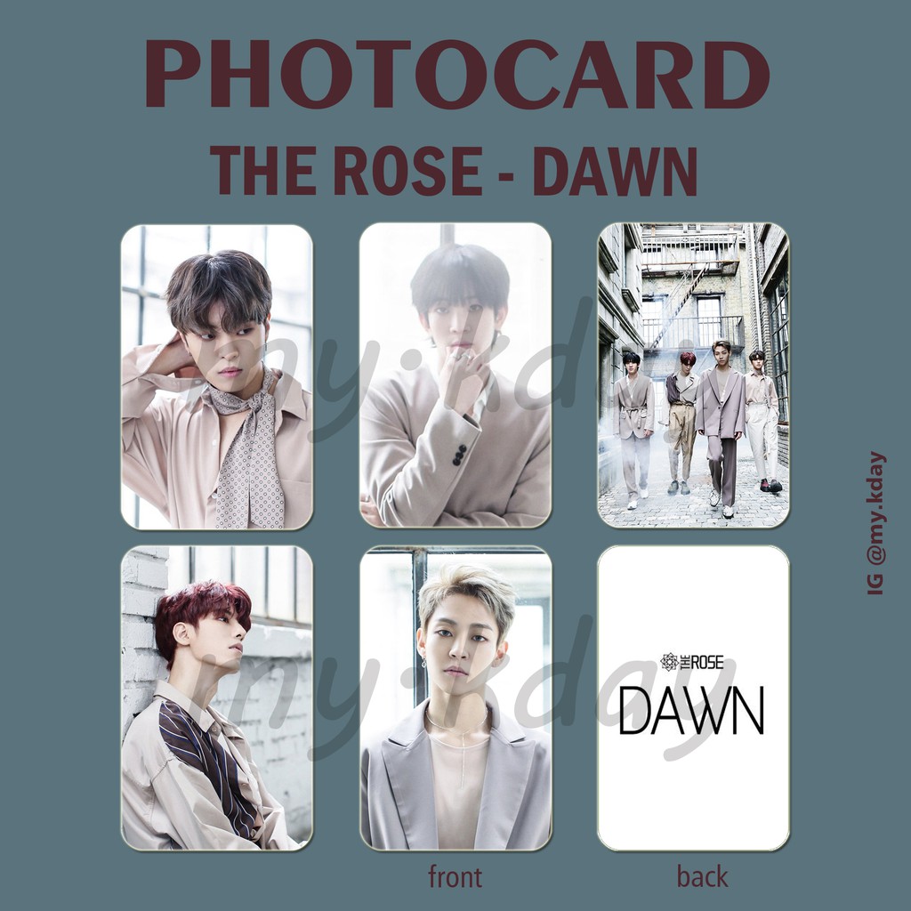 PC-0075, Unofficial Photocard The Rose Dawn 2 sisi