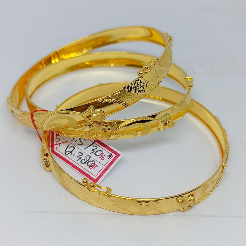 Gelang dewasa bangkok bangle emas asli 300%/6k