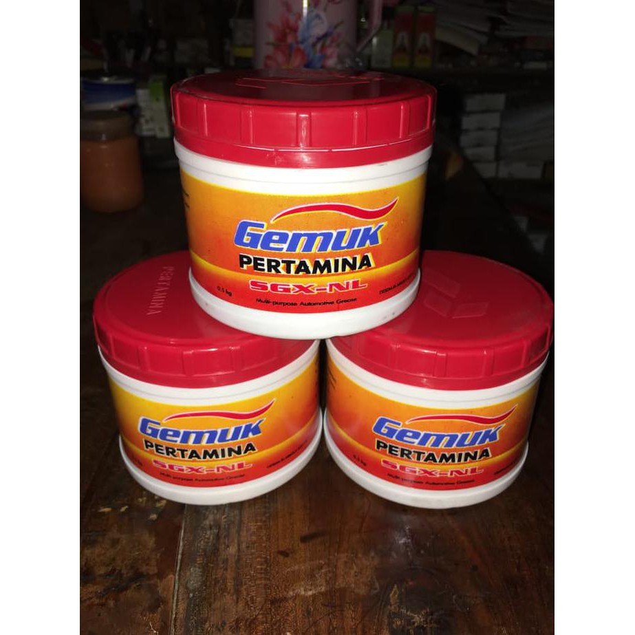 PROMO Pertamina Grease / Gemuk/ Pelumas / Stempet Kuning 0,5kg Original