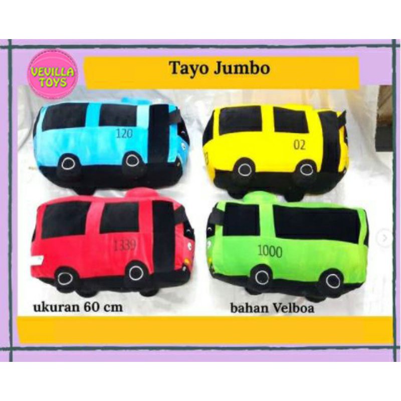 BAYAR DITEMPAT Boneka Tayo Jumbo murah UK. 60 cm