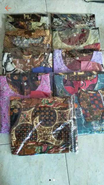 Gamis Batik Anak Kombinasi(balpong)