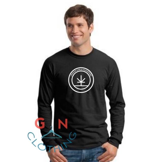 Kaos lengan panjang LGN lingkar ganja Nusantara