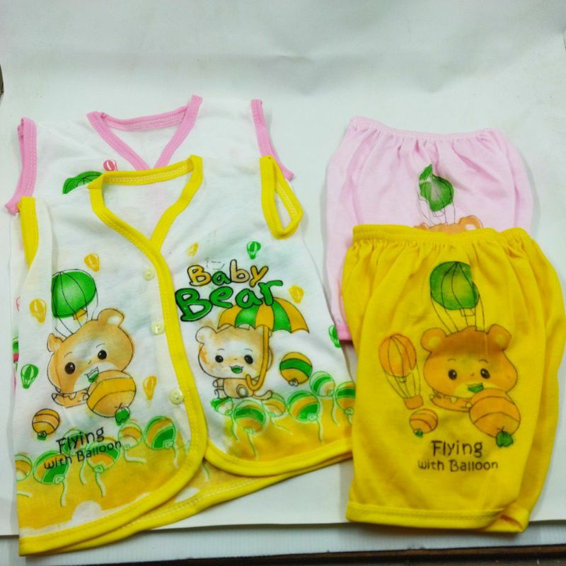 Baju Setelan Bayi Kutung 0-6 Bulan