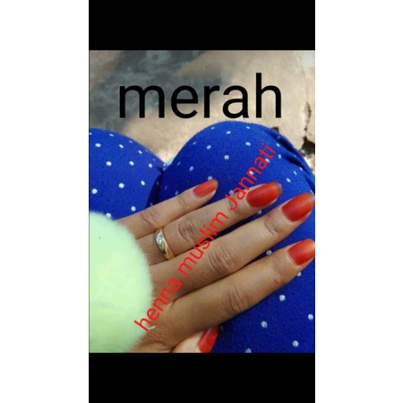 Kitek Henna Muslim  Jannati/Kutek  Henna Muslim Jannati